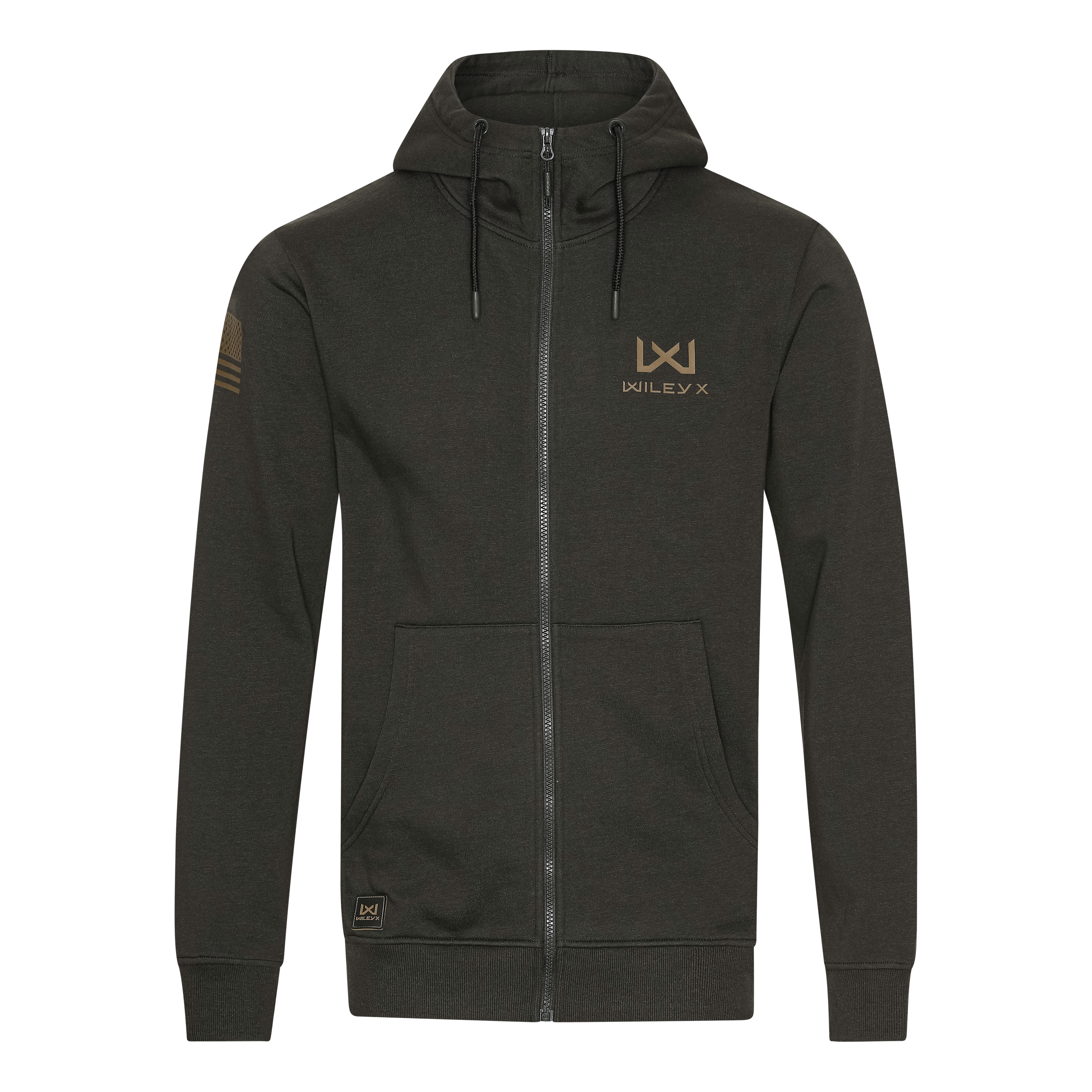 Wiley X WX URBAN Zip Hoodie OD Green w Coyote WX/Wiley X by Wiley X - Hoodies