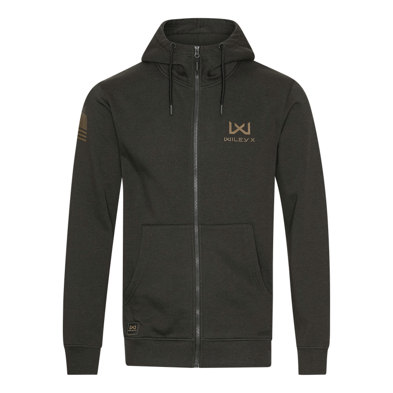 Wiley X WX URBAN Zip Hoodie OD Green w Coyote WX/Wiley X