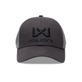 Wiley X Trucker Cap - Dark Grey w Black WX/Wiley X by Wiley X - Apparel