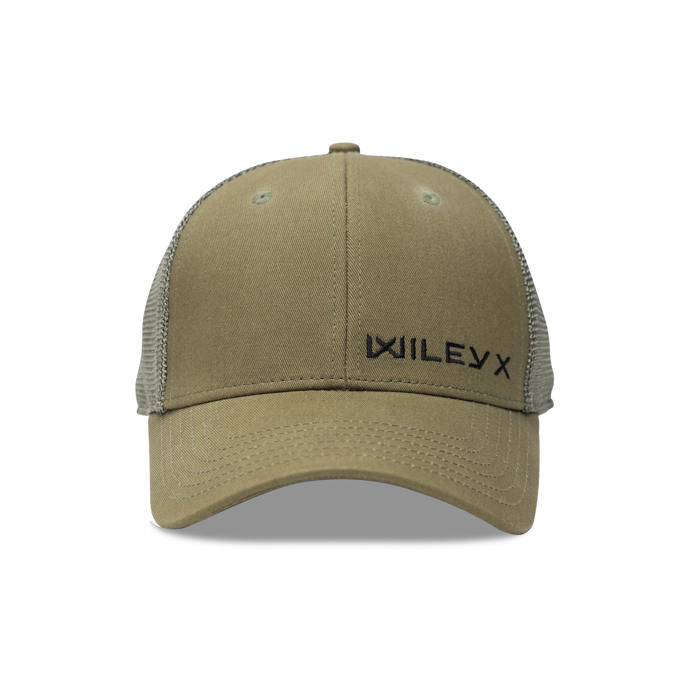 Wiley X Trucker Cap Olive Green w Tan WX/Wiley X by Wiley X - Apparel