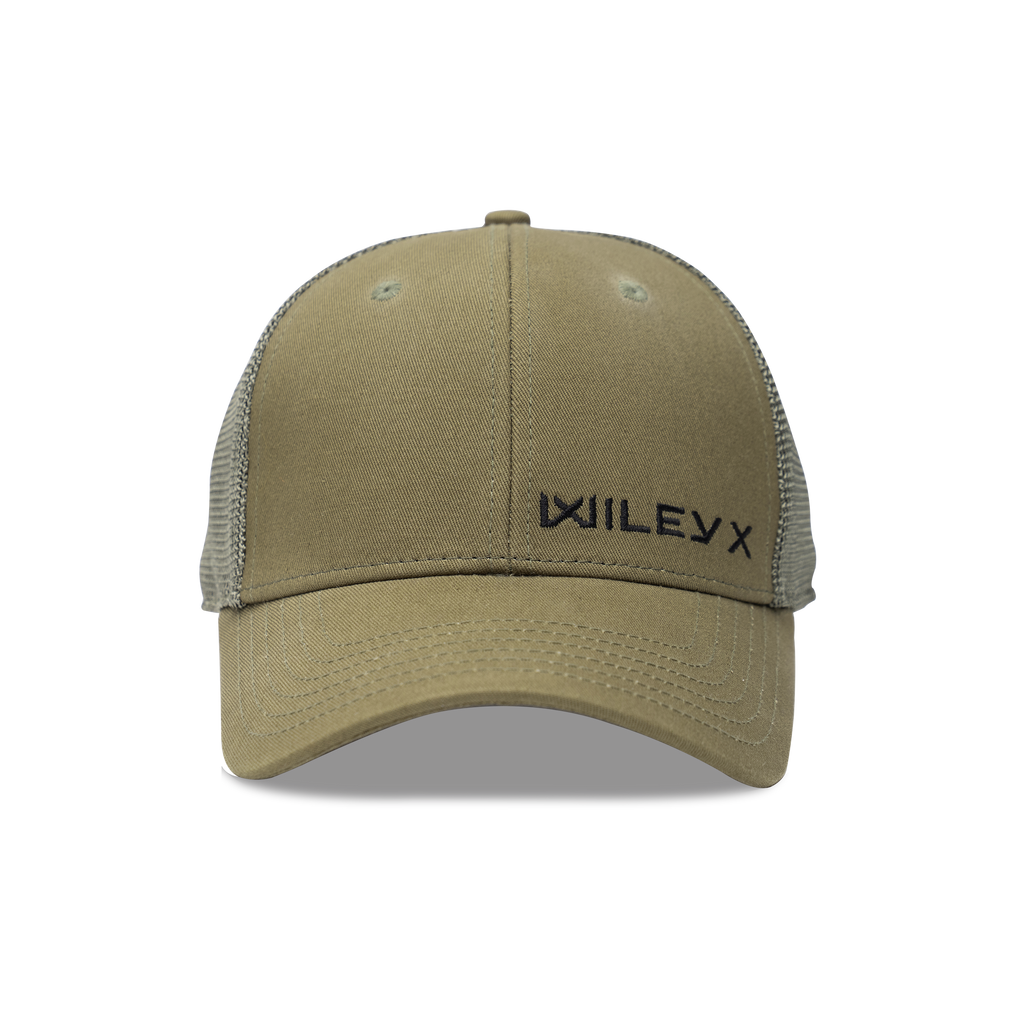 Wiley X Trucker Cap Olive Green w Black WX/Wiley X by Wiley X - Apparel