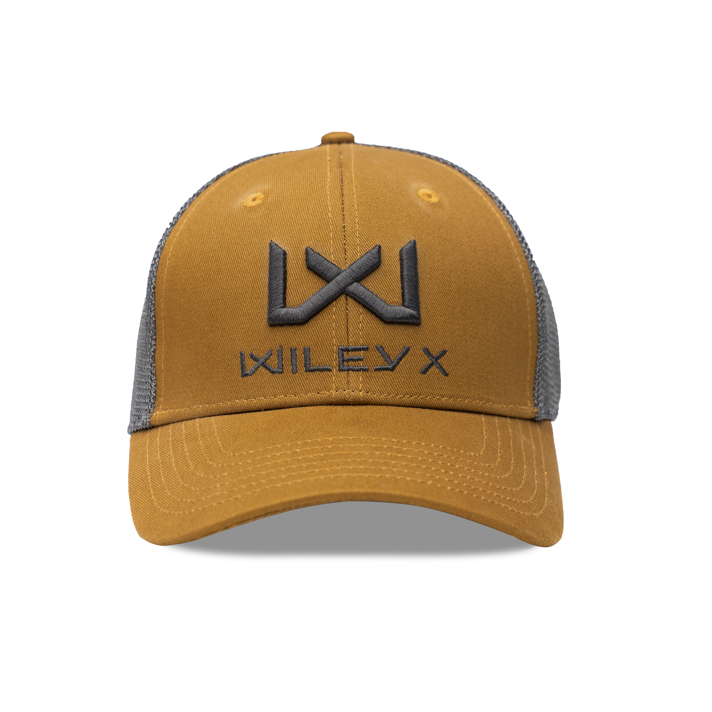 Wiley X Trucker Cap Tan/Grey w Grey WX/Wiley X by Wiley X - Apparel