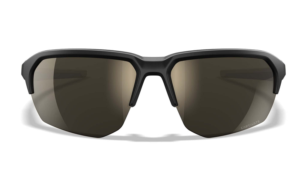 Wiley X WX JAKL — Captivate - Tungsten Mirror - Grey, Matte Black/Tan