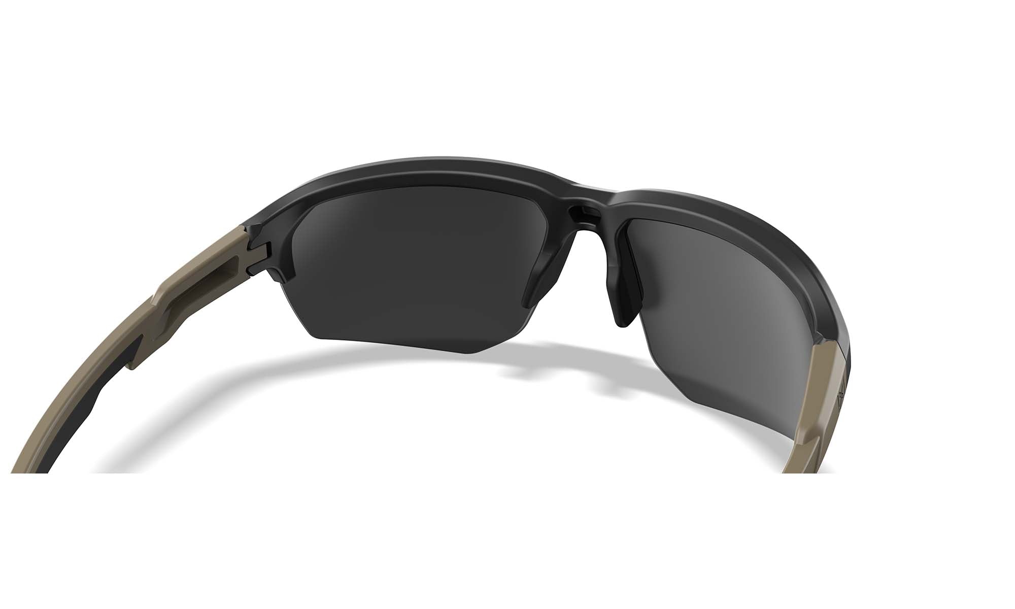 Wiley X WX JAKL — Captivate - Tungsten Mirror - Grey, Matte Black/Tan