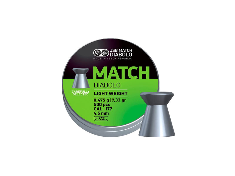 JSB Match Light weight 4,50mm 0,475g 500ks