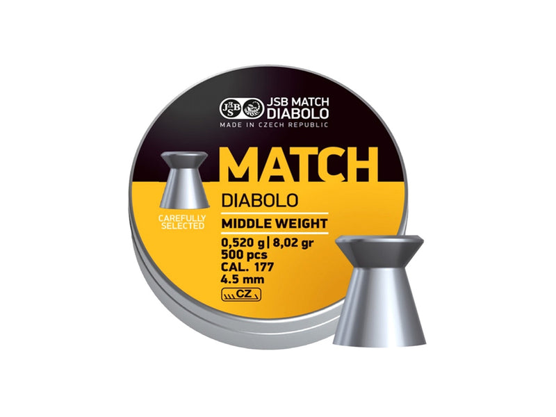 JSB Match Middle weight 4,50mm 500ks