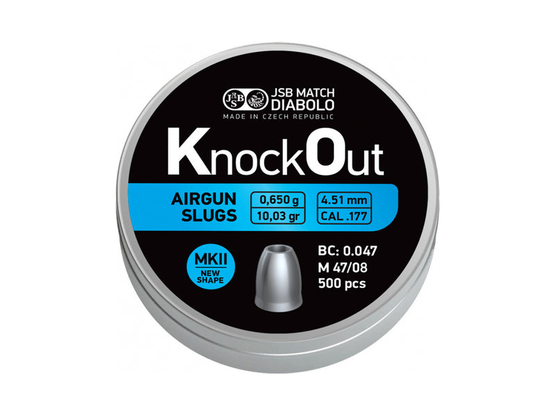 JSB Slug KnockOut .177 MK II 4,51mm 500ks