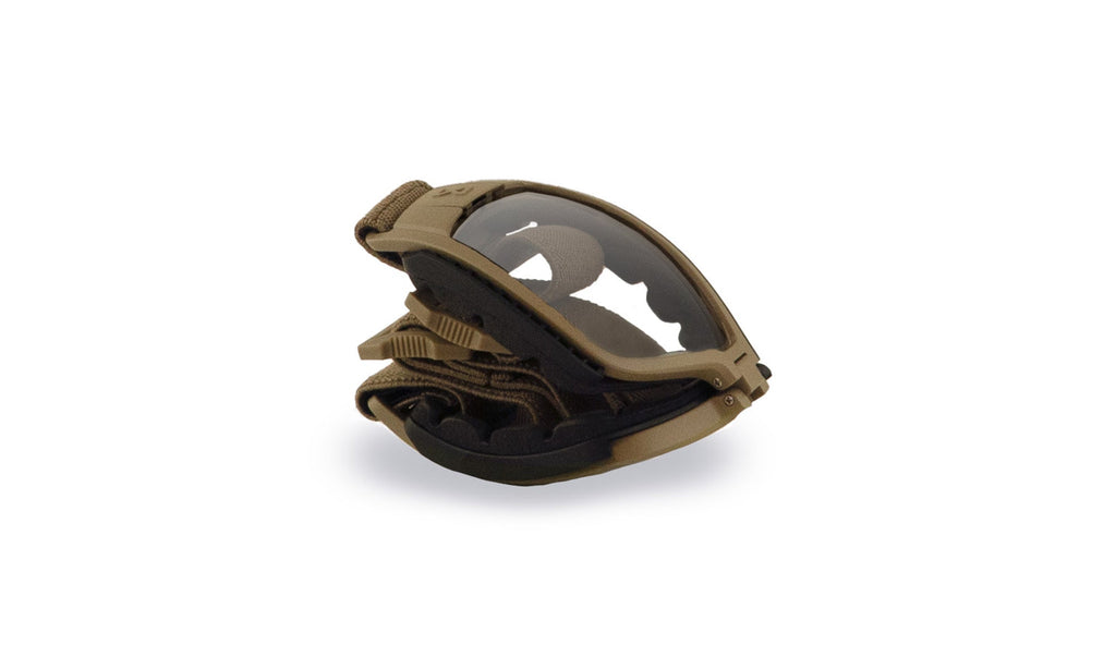 Wiley X WX LYNX — Grey + Clear, Matte Tan