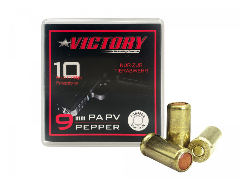 Cartridges plyn. Victory 9mm P.A. PV, 10 pcs