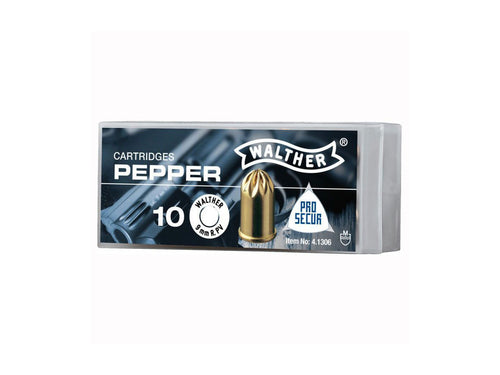 Nábojky plyn. Walther 9mm R.K. Pepper, 10 ks