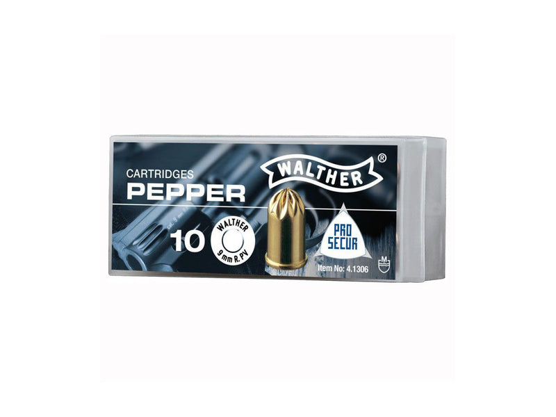 Nábojky plyn. Walther 9mm R.K. Pepper, 10 ks
