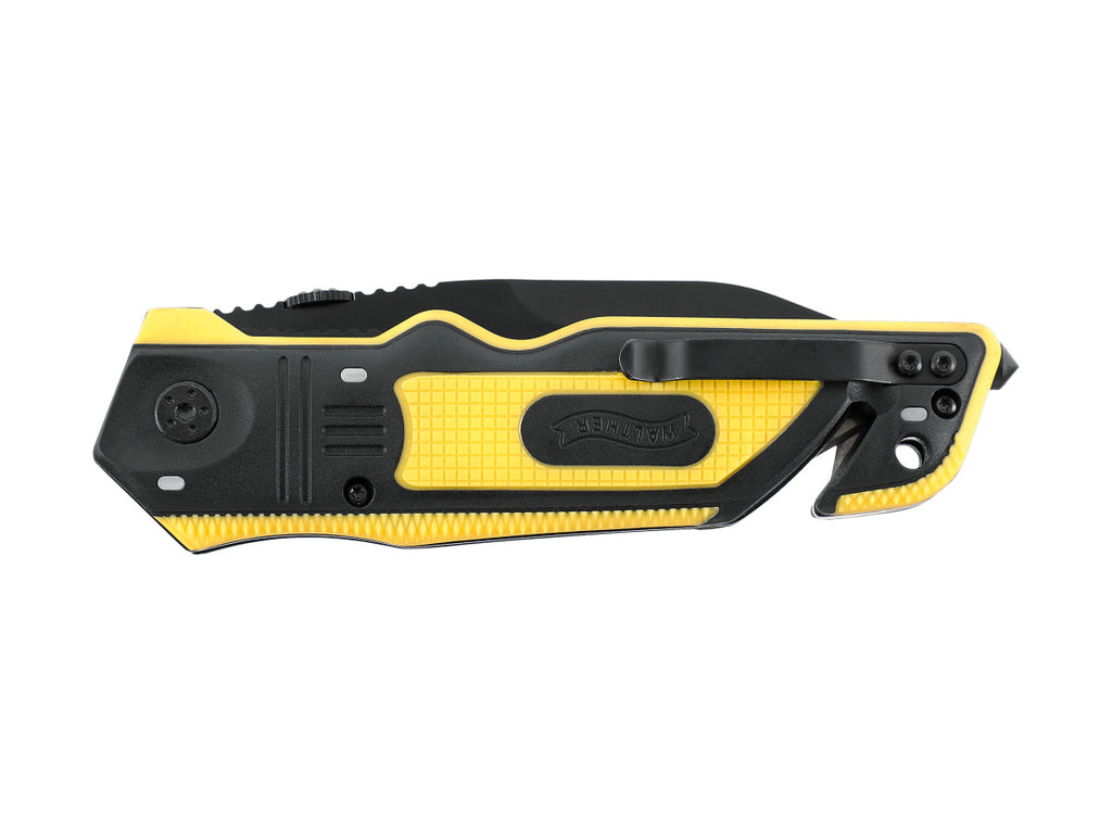 Nôž zatv. Walther ERK - Emergency Rescue Knife yellow/black
