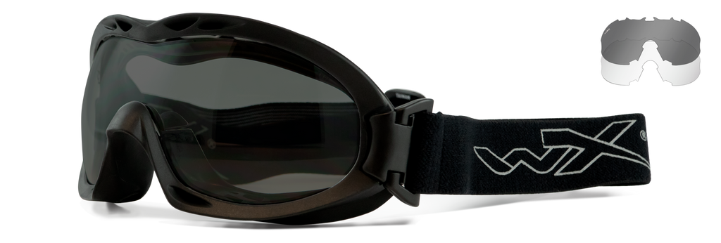 Wiley X NERVE — Grey + Clear, Matte Black