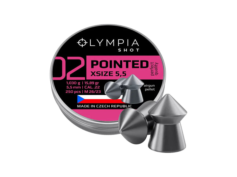 Olympia Shot POINTED Xsize 5,5mm 250ks