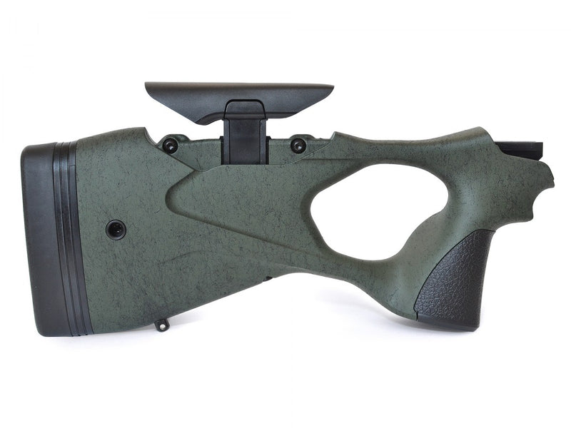 Stock zadná Sako S20 Hunter Roughtech Green Paint