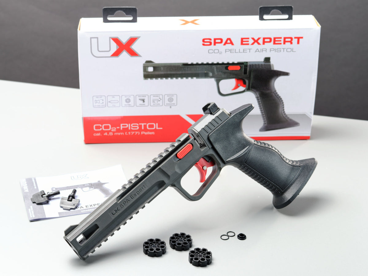 Pištoľ CO2 UX SPA Expert, kal. 4,5mm diabolo