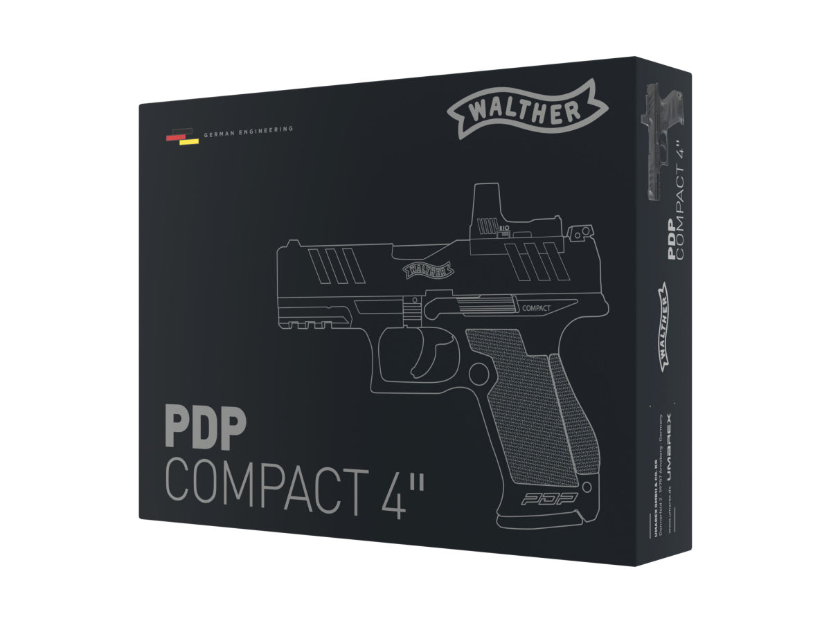 Pištoľ CO2 Walther PDP Compact 4" Set, kal. 4,5mm BB