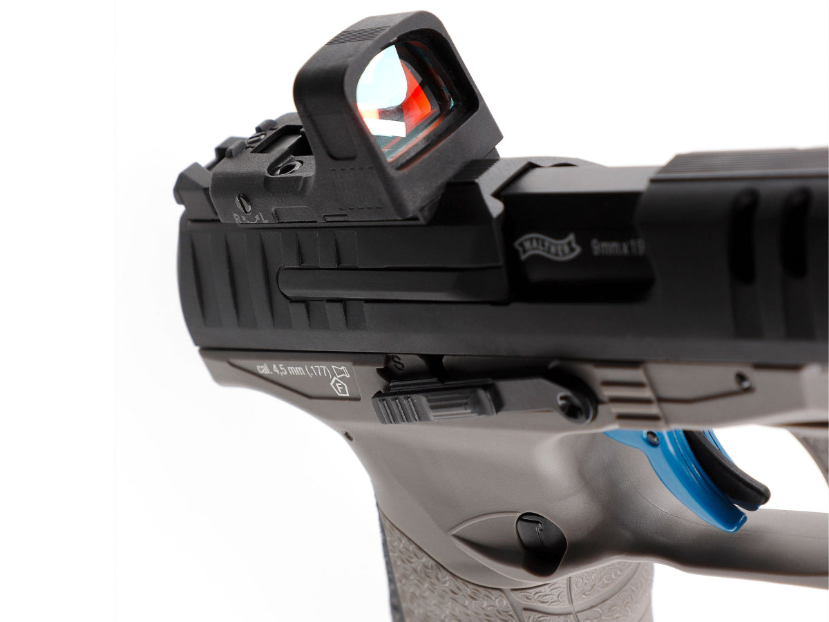 Pištoľ CO2 Walther Q5 Match Combo 5" Set, kal. 4,5mm diabolo