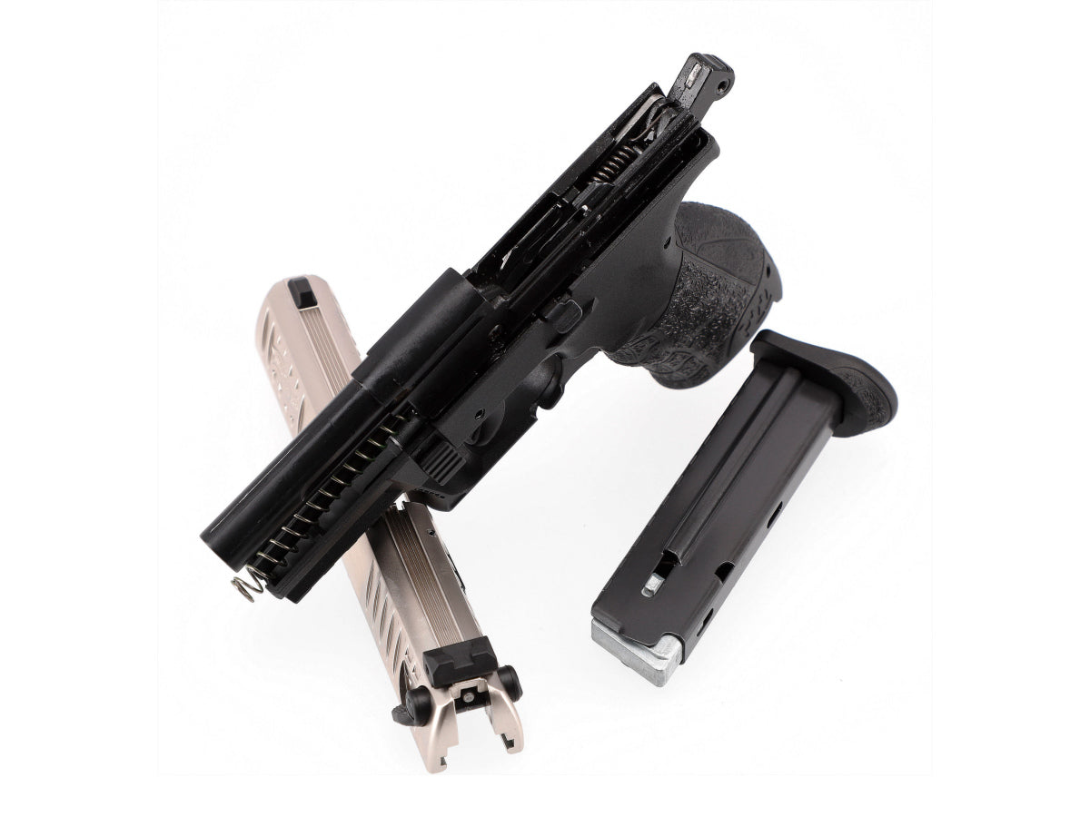 Pištoľ exp. Walther P22Q nickel, kal. 9mm P.A.K.