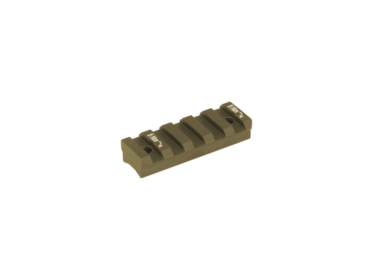 Picatinny lišta 54 mm, GREEN BROWN