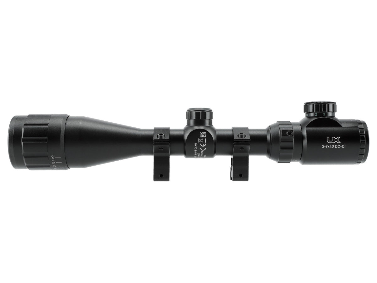 Puškohľad UX 3-9x40 DC-CI, osvetlený, montáž (11mm)