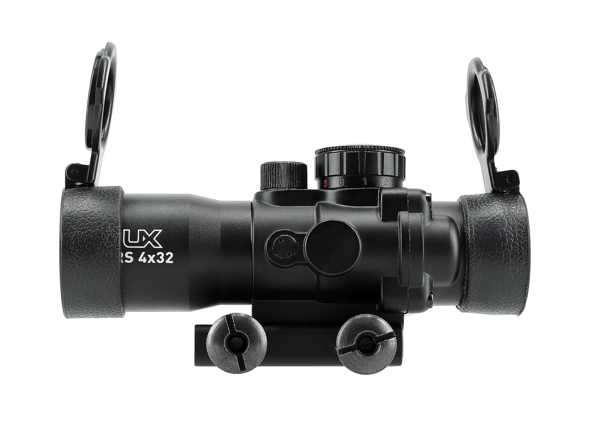 Puškohľad UX RS 4x32, osvetlený, montáž (weaver)