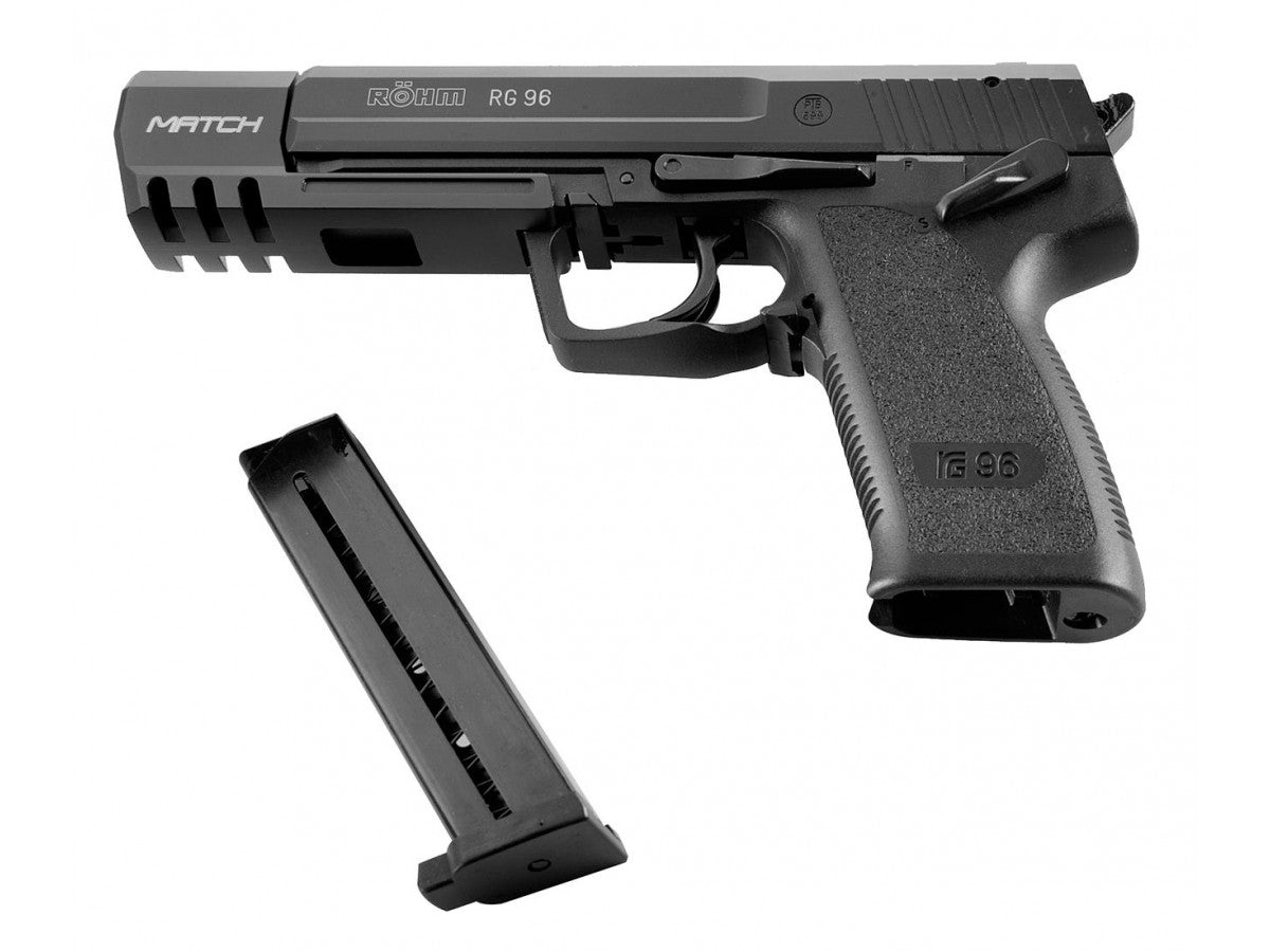 Pištoľ exp. Röhm RG 96 Match, kal. 9mm P.A.K.