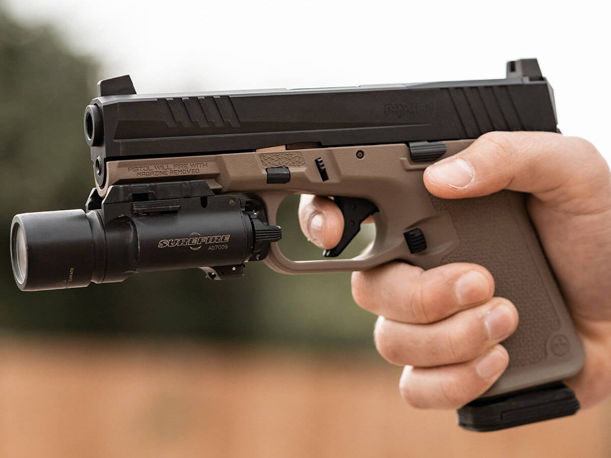 Rukoväť EHG RG9 Ruger RXM Compact, FDE