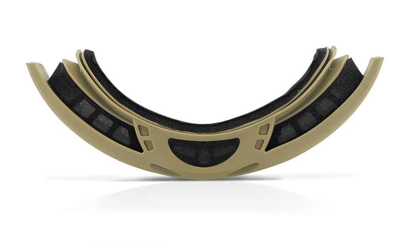 Wiley X SPEAR — Grey + Clear + Light Rust, Matte Tan by Wiley X - Tactical Goggles