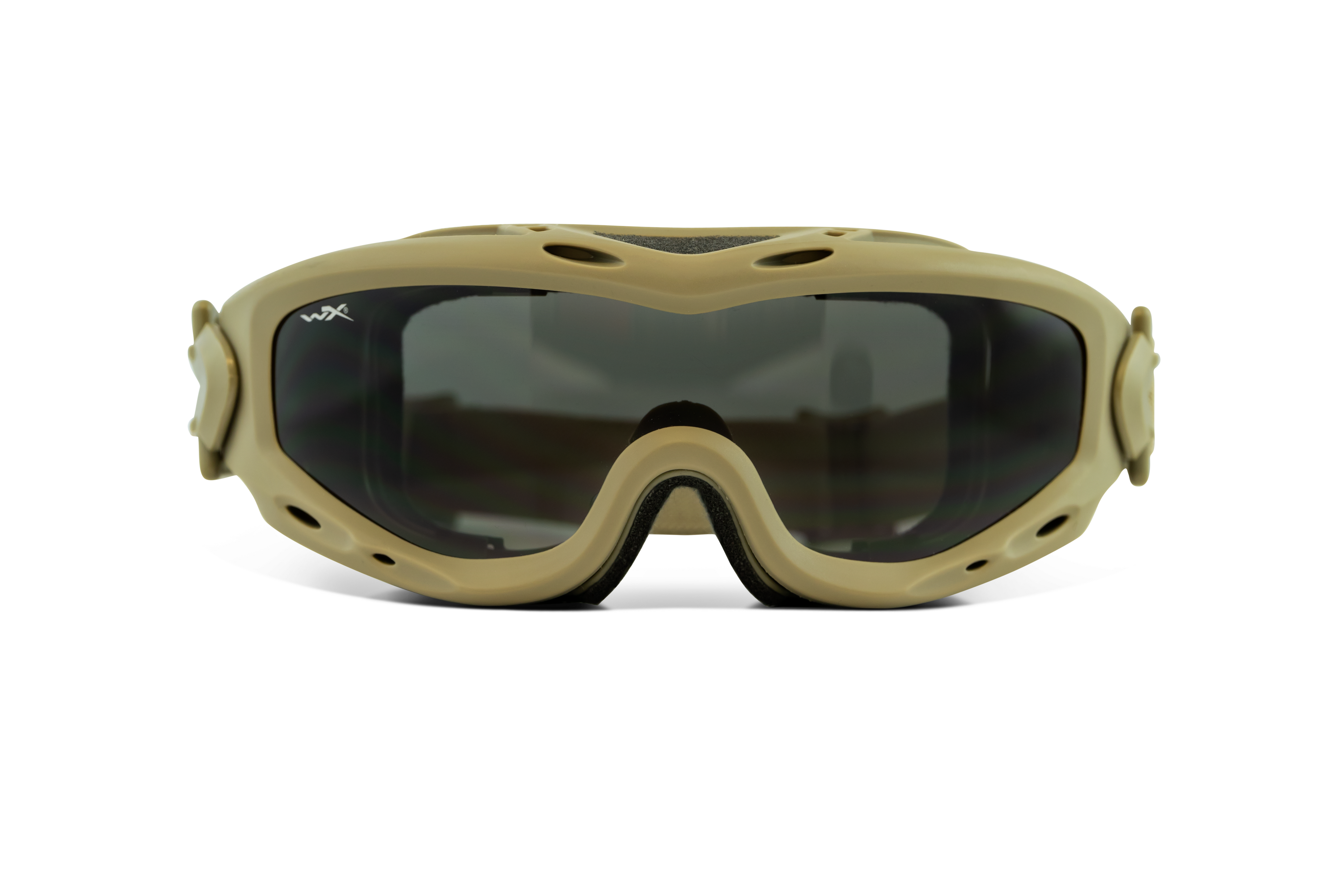 Wiley X SPEAR — Grey + Clear, Matte Tan by Wiley X - Tactical Goggles