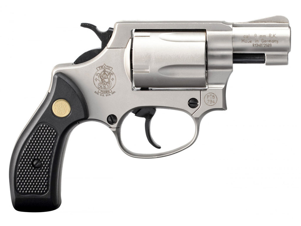 Revolver exp. S&W Chiefs Special nickel, kal. 9mm