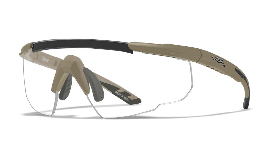Wiley X SABER ADVANCED — Grey + Clear + Light Rust, Matte Tan