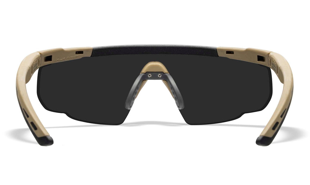 Wiley X SABER ADVANCED — Grey + Clear + Light Rust, Matte Tan