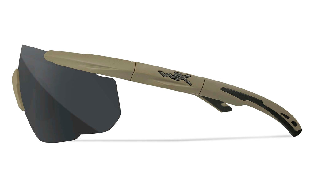 Wiley X SABER ADVANCED — Grey + Clear + Light Rust, Matte Tan