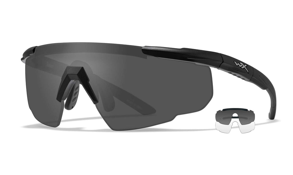 Wiley X SABER ADVANCED — Grey + Clear, Matte Black