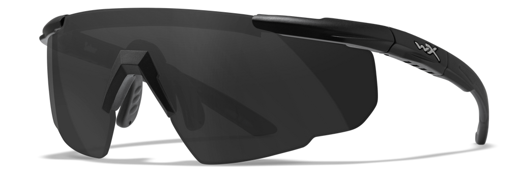 Wiley X SABER ADVANCED — Grey + Light Rust, Matte Black by Wiley X - Tactical Eyewear - Changeable
