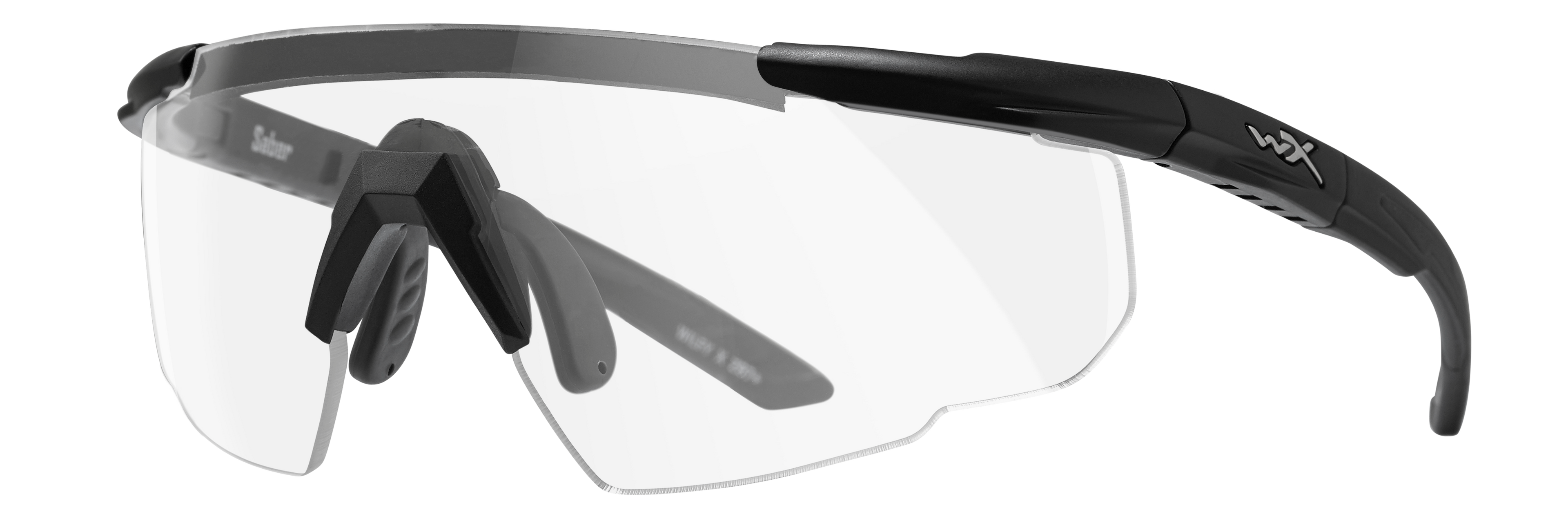 Wiley X SABER ADVANCED — Clear, Matte Black by Wiley X - Tactical Eyewear - Changeable