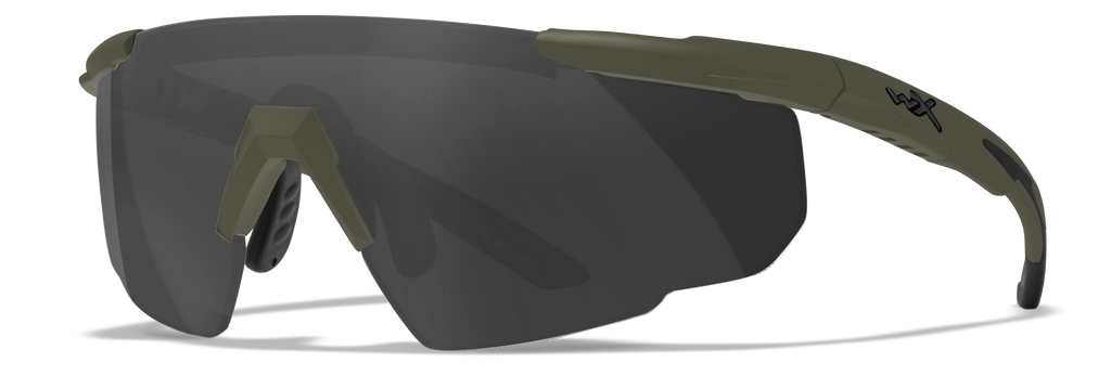 Wiley X SABER ADVANCED — Grey + Clear + Light Rust, OD Green by Wiley X - Tactical Eyewear - Changeable