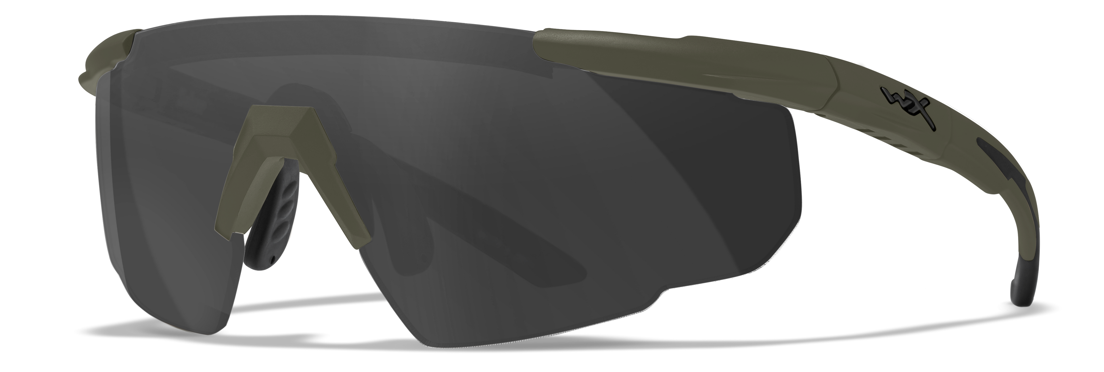 Wiley X SABER ADVANCED — Grey + Clear + Light Rust, OD Green by Wiley X - Tactical Eyewear - Changeable