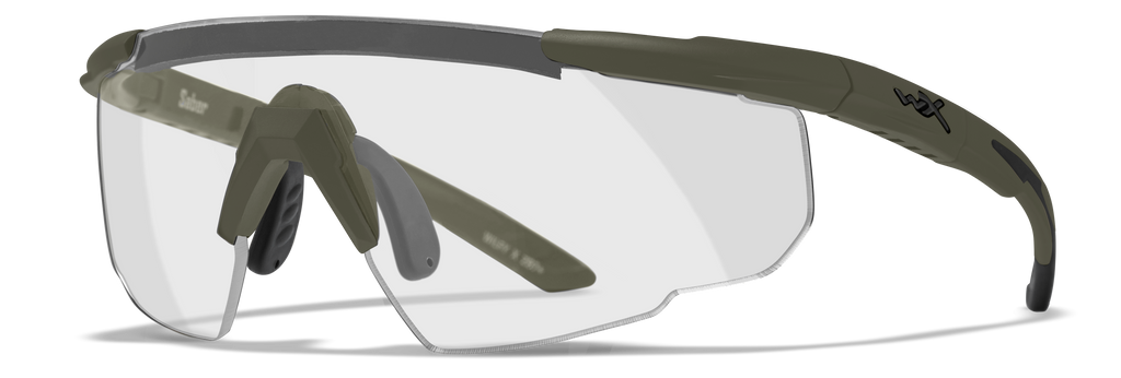 Wiley X SABER ADVANCED — Grey + Clear + Light Rust, OD Green by Wiley X - Tactical Eyewear - Changeable