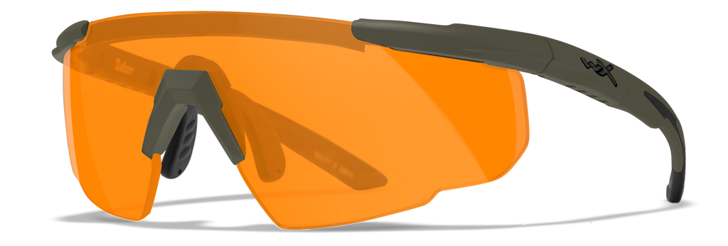 Wiley X SABER ADVANCED — Grey + Clear + Light Rust, Matte Black by Wiley X - Tactical Eyewear - Changeable
