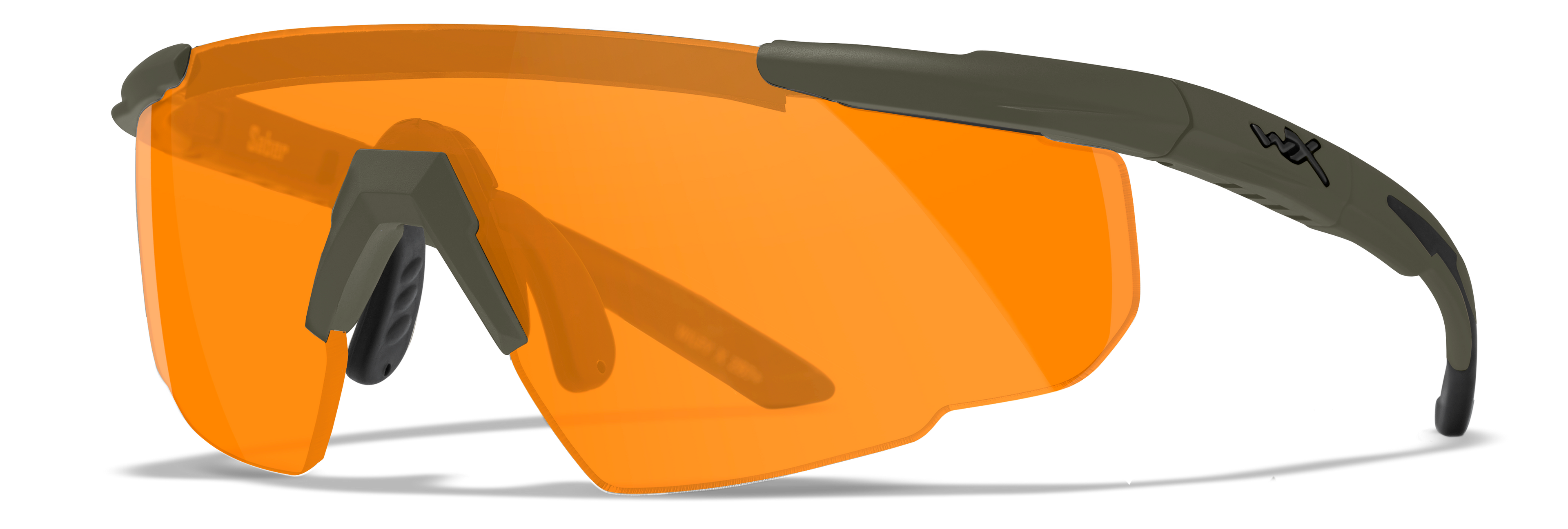 Wiley X SABER ADVANCED — Grey + Clear + Light Rust, OD Green by Wiley X - Tactical Eyewear - Changeable