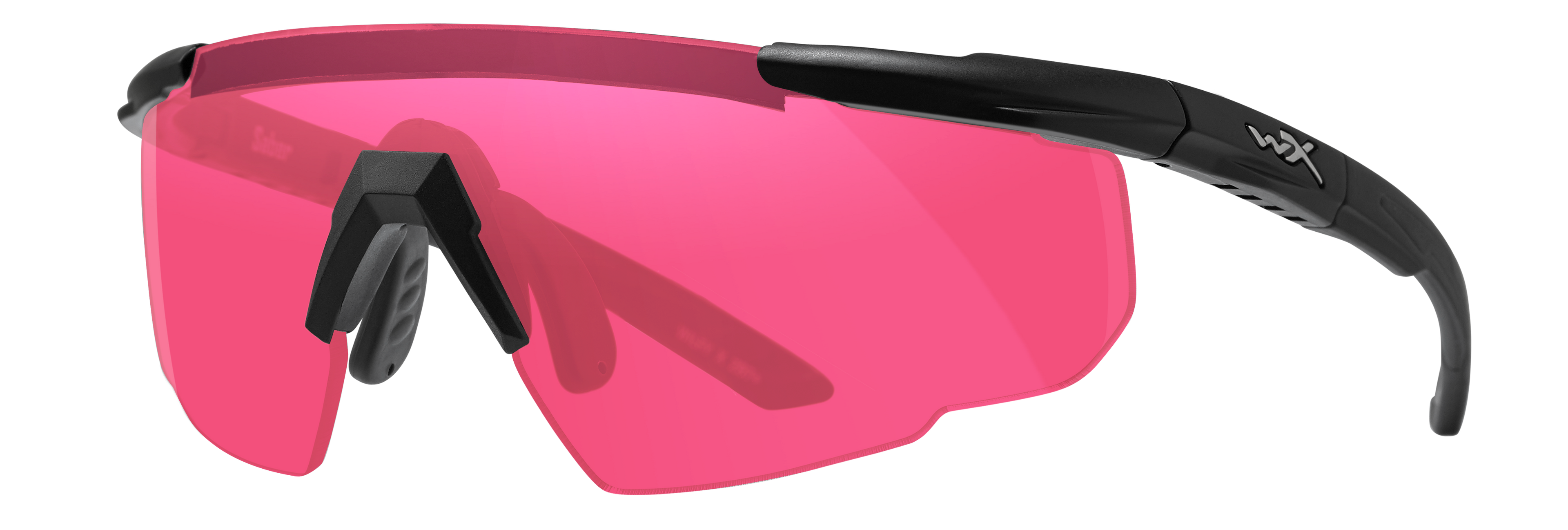 Wiley X SABER ADVANCED — Grey + Light Rust + Vermillion, Matte Black by Wiley X - Tactical Eyewear - Changeable