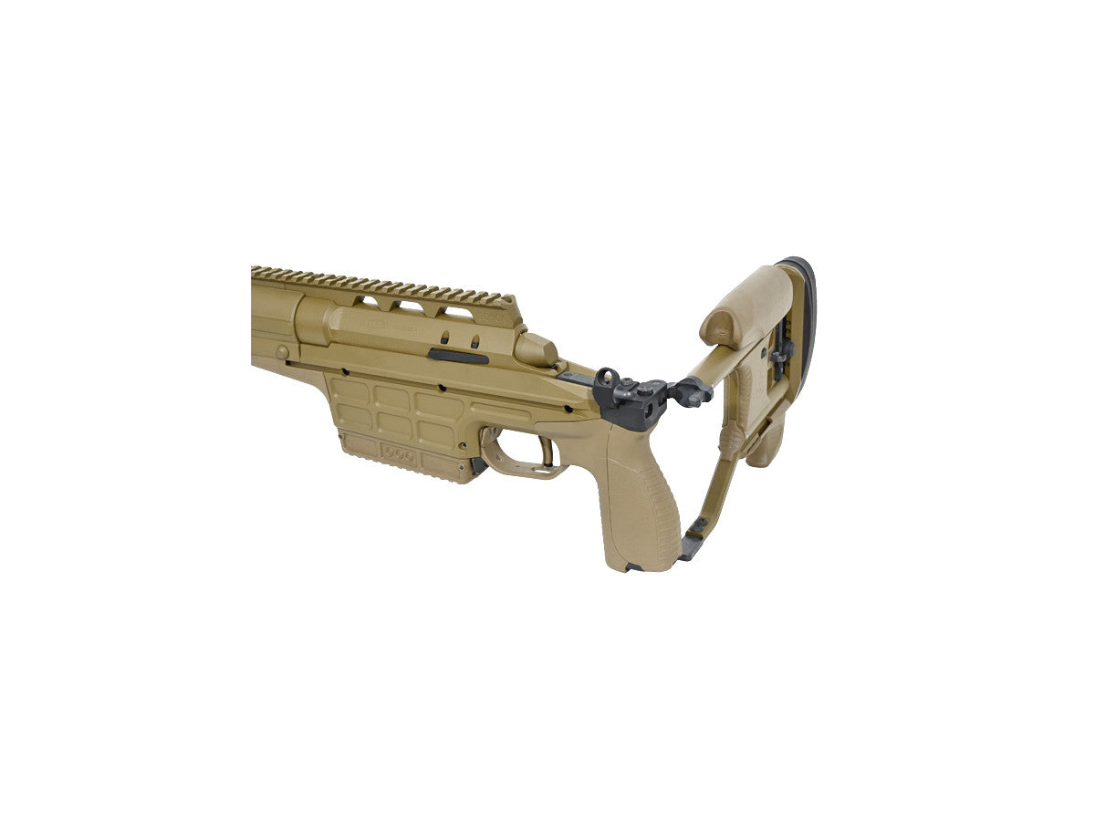 Sako TRG M10, kal. .338LapuaMag., Coyote Brown Folding Stock (NS LRR MB 30MOA 27in)