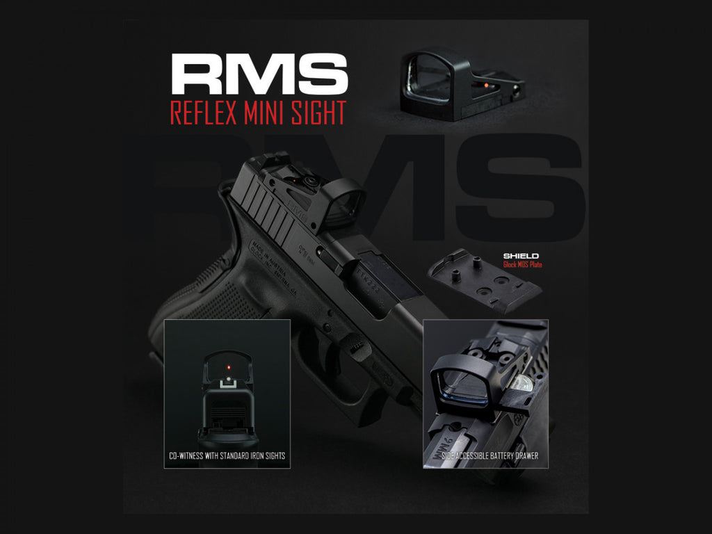 Shield Reflex Mini Sight Draw, 4 MOA, Glass Lens