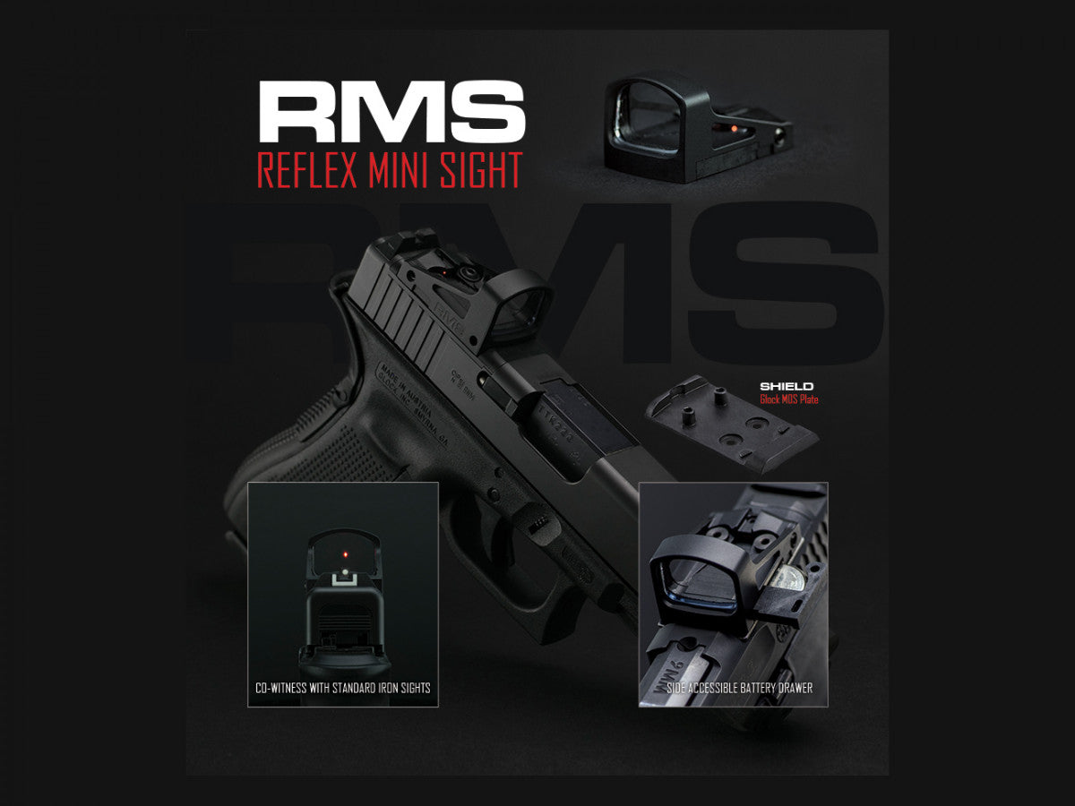 Shield Reflex Mini Sight Draw, 4 MOA, Glass Lens
