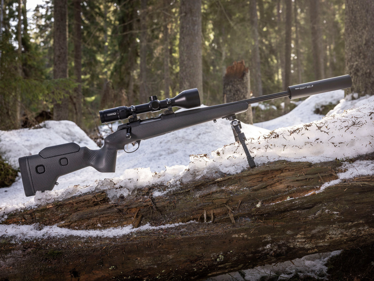 Tikka Optisup Hunt, 5/8-24, max. kal. .25, Black Velvet