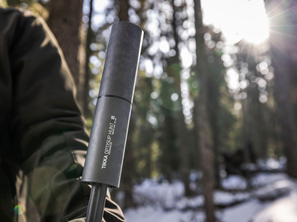 Tikka Optisup Hunt, 5/8-24, max. kal. .30, Polyfade Tungsten