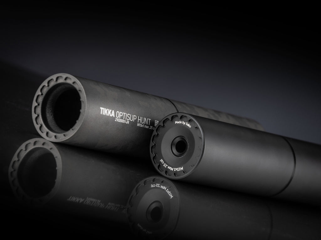 Tikka Optisup Hunt, 5/8-24, max. kal. .30, Polyfade Tungsten
