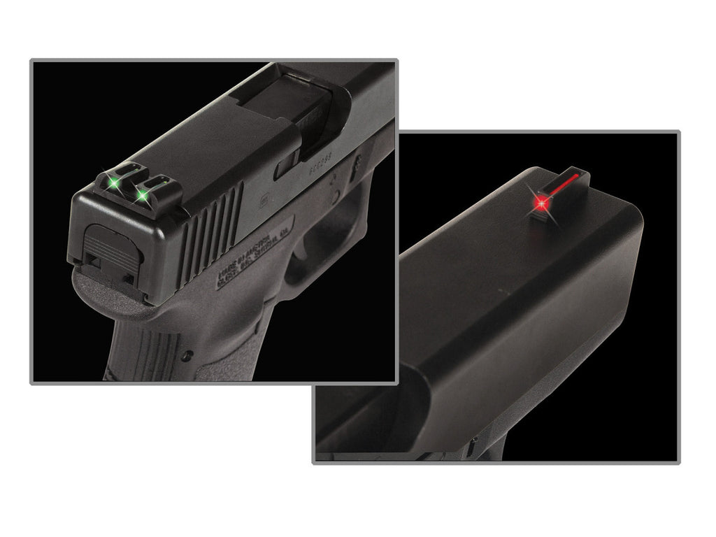 Svetlovodné mieridlá TRUGLO GLOCK LOW pre GLOCK 17, 19 a iné